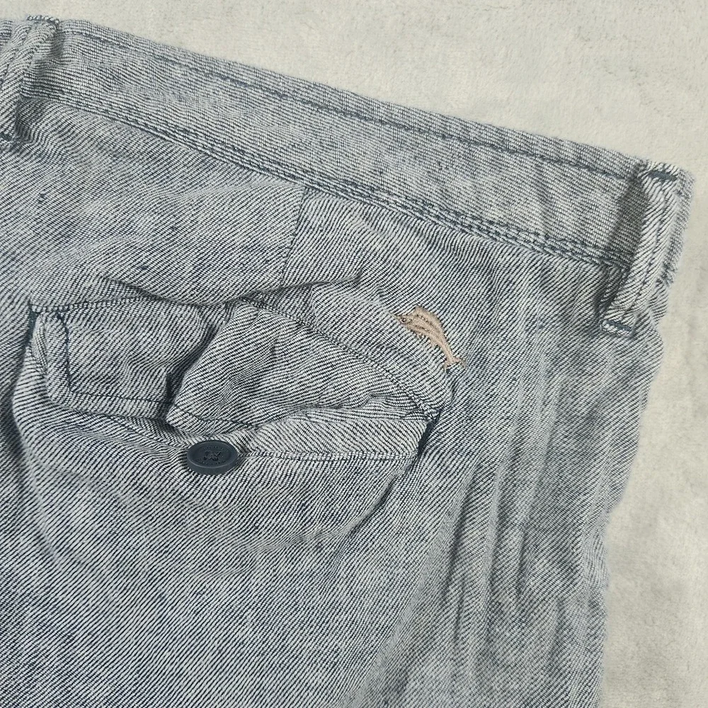 Tommy Bahama Men's Sz 42 Shorts Blue Pin Stripe‎ 100% Linen 10